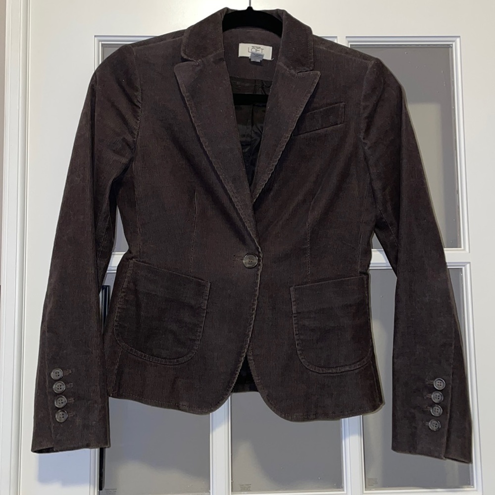 Ann Taylor LOFT Corduroy Blazer